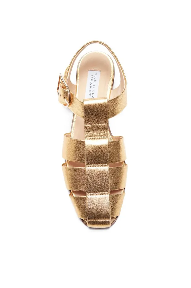 Gabriela Hearst Sandals Women Metallic Lynn Sandal