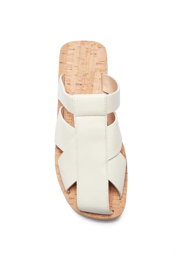 Gabriela Hearst Sandals Women Phaon Slide Sandal In Cream Leather