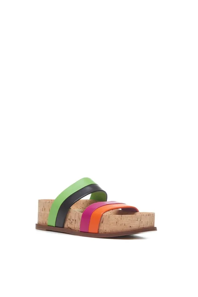 Gabriela Hearst Sandals Women Striker Platform Sandal In Multi Leather