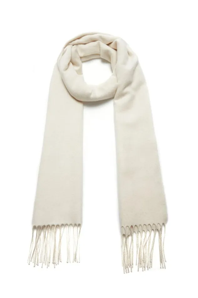Gabriela Hearst Scarves and Gloves Women Blaine Scarf In Ivory Silk Cashmere