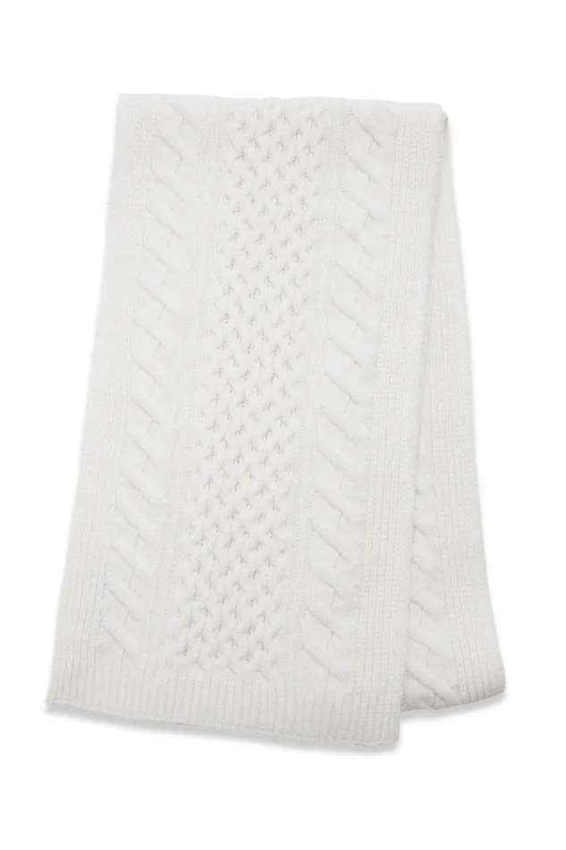 Gabriela Hearst Scarves and Gloves Women Nolte Scarf In Ivory Cashmere