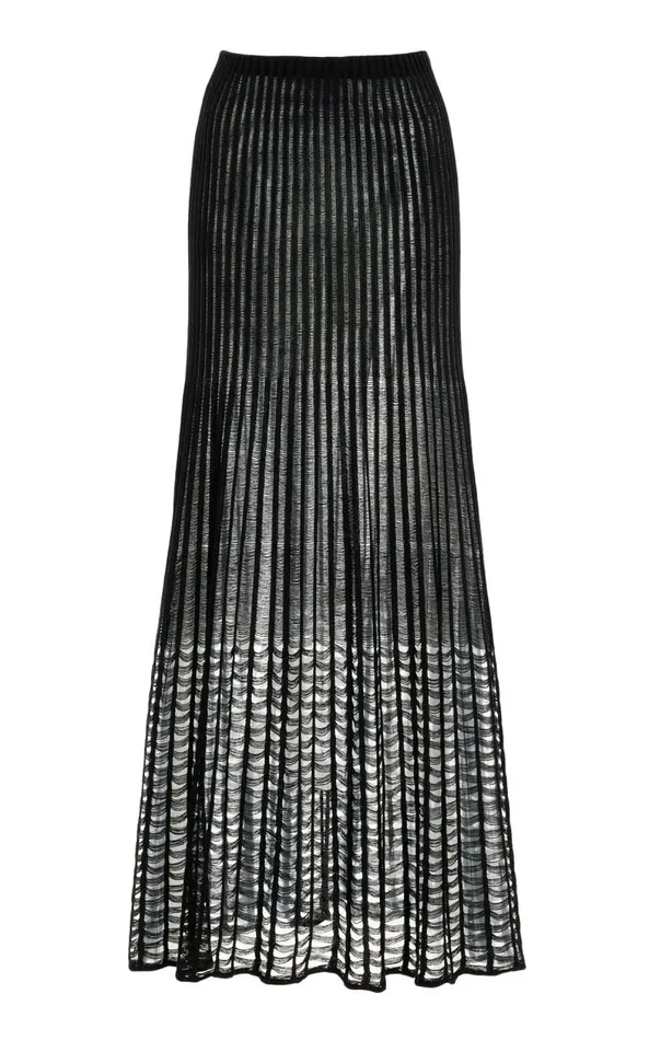 Gabriela Hearst Skirts Women Althea Knit Skirt In Black Shappe Silk