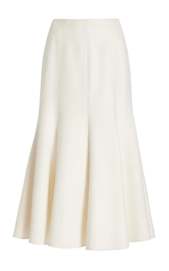 Gabriela Hearst Skirts Women Amy Skirt In Ivory Winter Silk