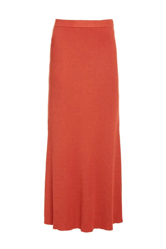 Gabriela Hearst Skirts Women Epper Knit Skirt In Spice Cashmere Silk