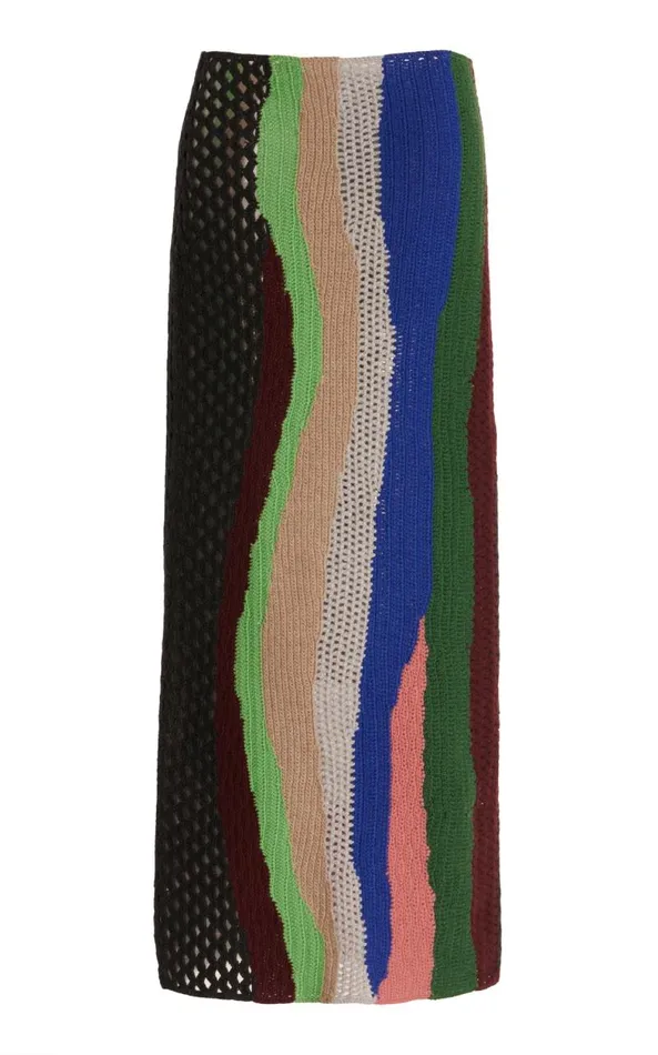 Gabriela Hearst Skirts Women Fatima Crochet Skirt In Multi Cashmere
