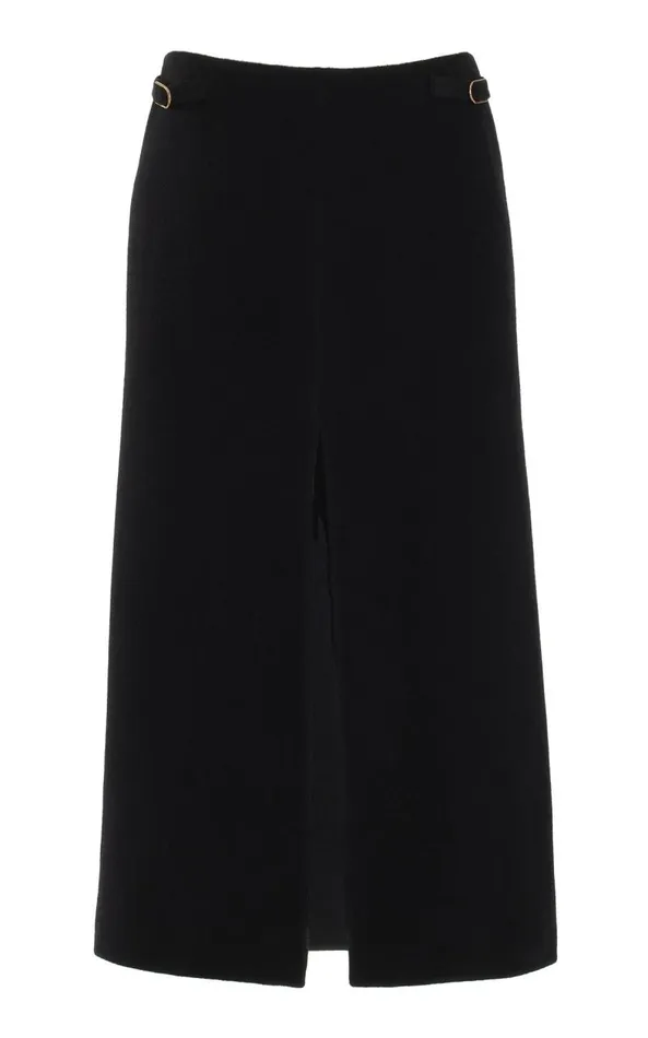 Gabriela Hearst Skirts Women Morelos Skirt In Black DoubleFace Recycled Cashmere Gabriela Hearst Skirts Women Morelos Skirt In Black DoubleFace Recycled Cashmere