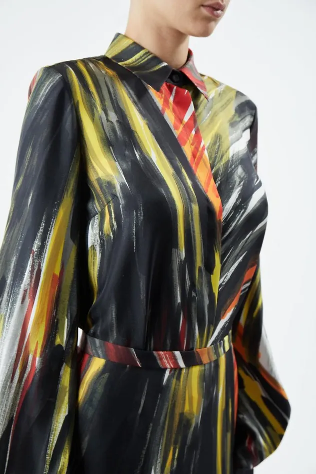 Gabriela Hearst Skirts Women Morse Skirt In Multi Printed Silk
