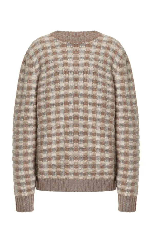 Gabriela Hearst Sweaters and Turtlenecks Women Chez Knit Sweater In Ivory Multi Cashmere Gabriela Hearst Sweaters and Turtlenecks Women Chez Knit Sweater In Ivory Multi Cashmere