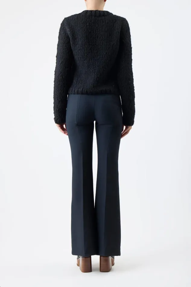Gabriela Hearst Sweaters and Turtlenecks Women Dalton Knit Sweater In Black Welfat Cashmere