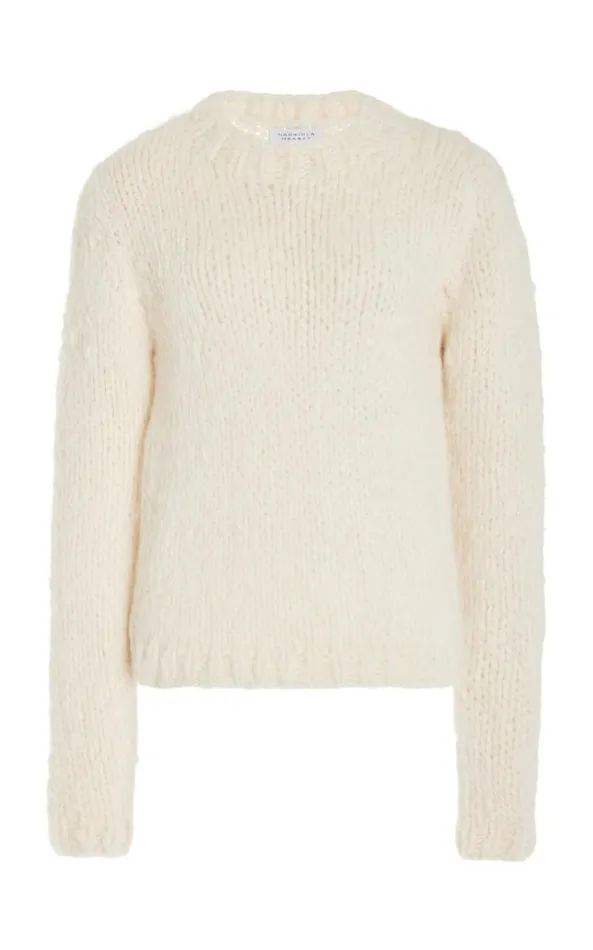 Gabriela Hearst Sweaters and Turtlenecks Women Dalton Knit Sweater In Ivory Welfat Cashmere Gabriela Hearst Sweaters and Turtlenecks Women Dalton Knit Sweater In Ivory Welfat Cashmere