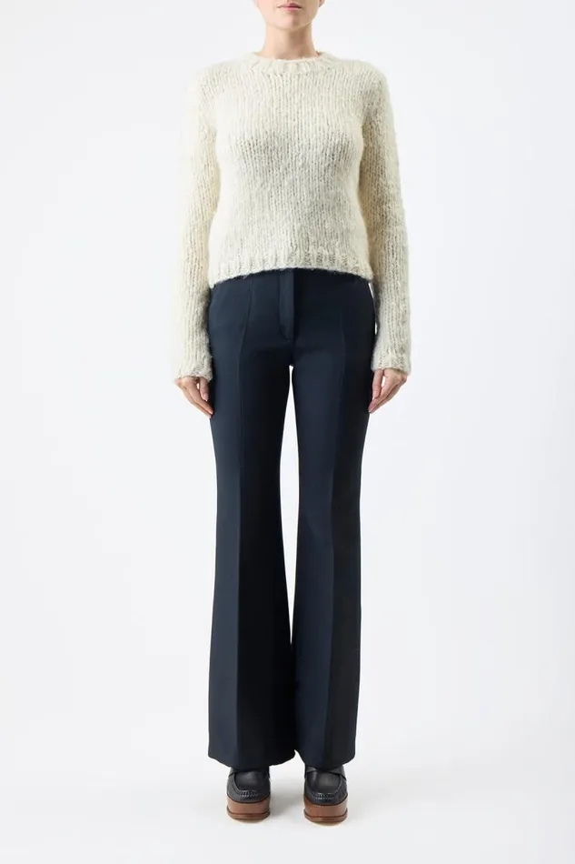 Gabriela Hearst Sweaters and Turtlenecks Women Dalton Knit Sweater In Ivory Welfat Cashmere