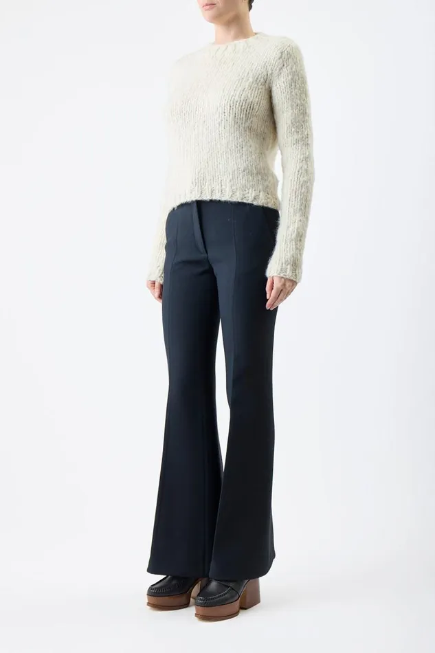 Gabriela Hearst Sweaters and Turtlenecks Women Dalton Knit Sweater In Ivory Welfat Cashmere