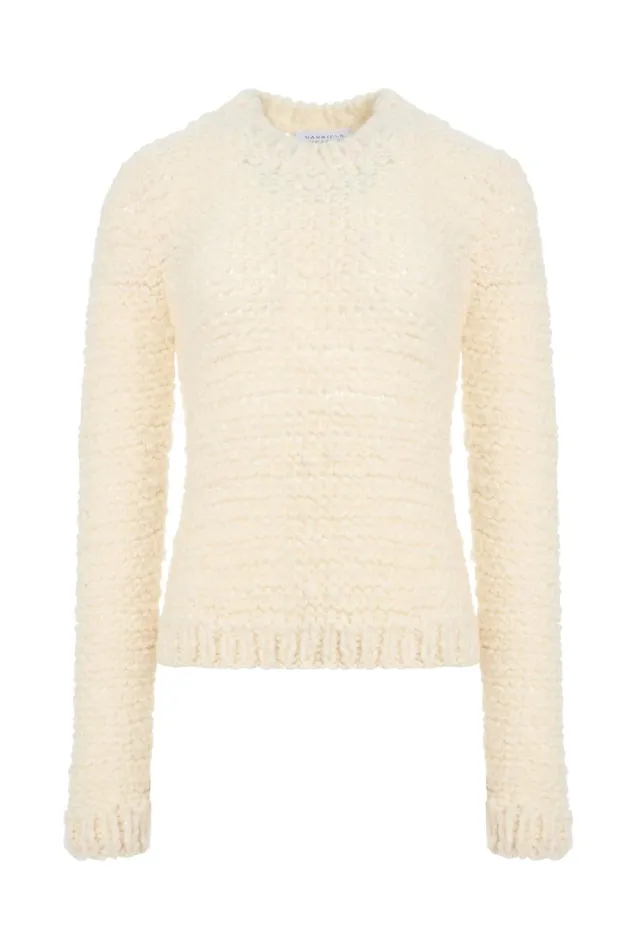Gabriela Hearst Sweaters and Turtlenecks Women Durand Knit Sweater In Ivory Welfat Cashmere