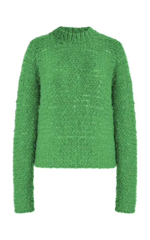 Gabriela Hearst Sweaters and Turtlenecks Women Durand Knit Sweater In Peridot Green Welfat Cashmere Gabriela Hearst Sweaters and Turtlenecks Women Durand Knit Sweater In Peridot Green Welfat Cashmere
