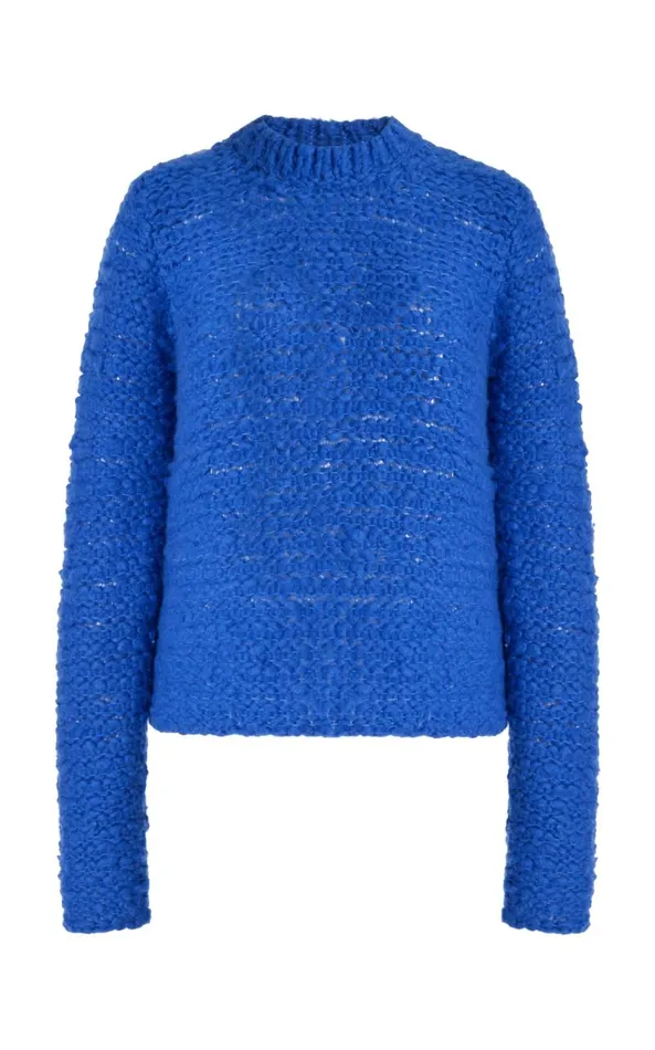 Gabriela Hearst Sweaters and Turtlenecks Women Durand Knit Sweater In Sapphire Welfat Cashmere