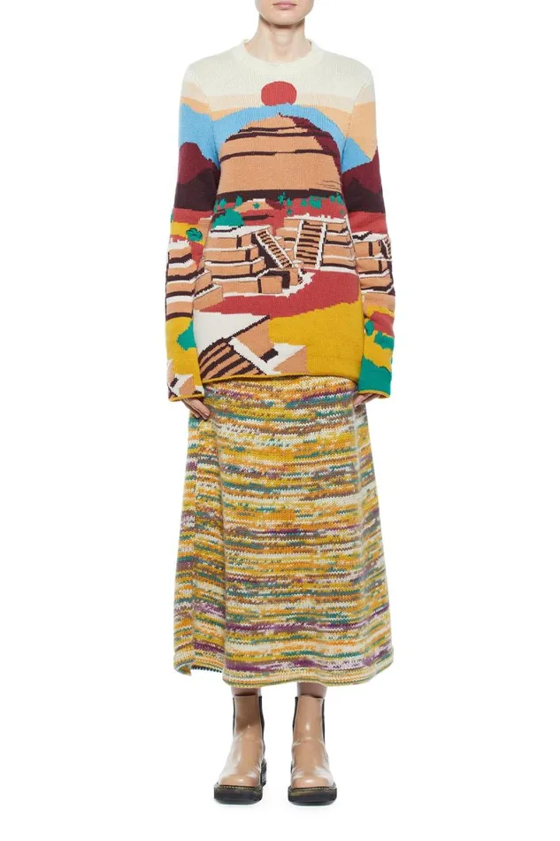 Gabriela Hearst Sweaters and Turtlenecks Women Ines Knit Sweater In Teotihuan Cashmere