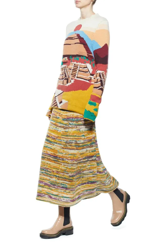 Gabriela Hearst Sweaters and Turtlenecks Women Ines Knit Sweater In Teotihuan Cashmere