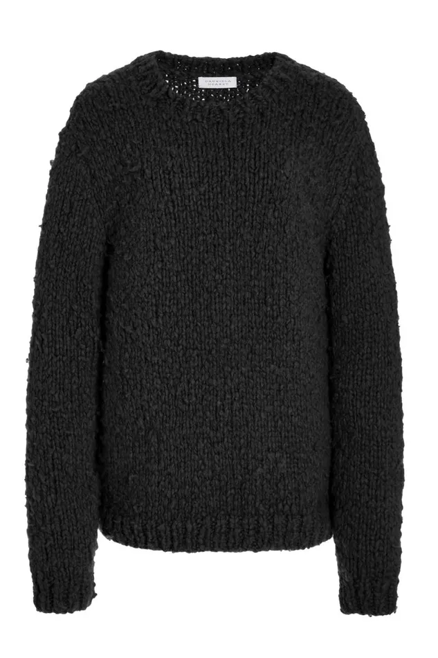 Gabriela Hearst Sweaters and Turtlenecks Women Lawrence Knit Sweater In Black Welfat Cashmere Gabriela Hearst Sweaters and Turtlenecks Women Lawrence Knit Sweater In Black Welfat Cashmere