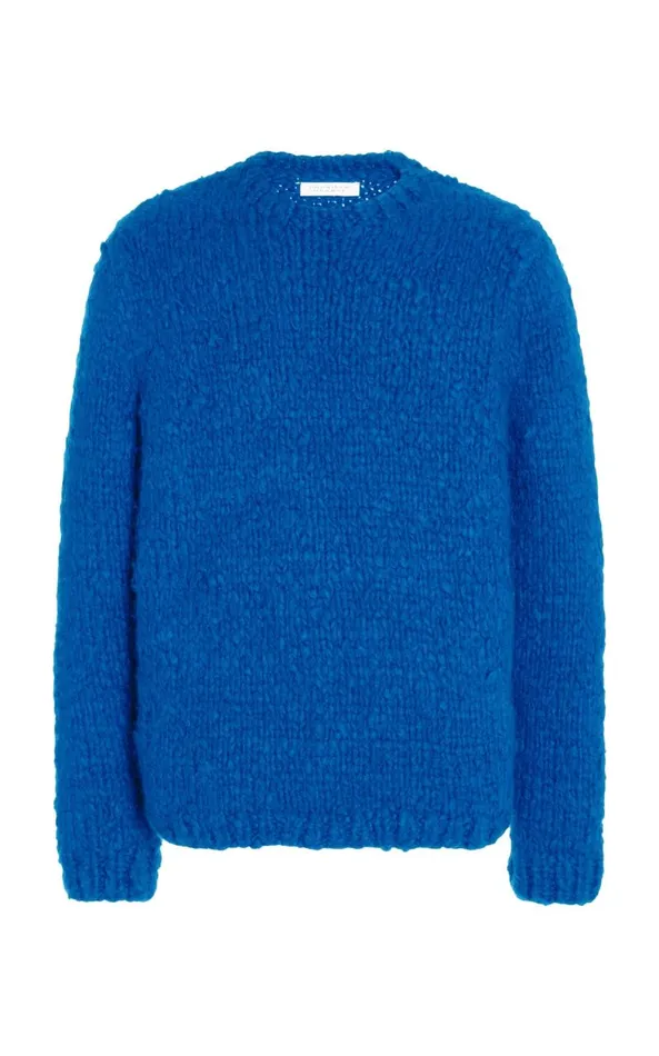 Gabriela Hearst Sweaters and Turtlenecks Women Lawrence Knit Sweater In Cobalt Welfat Cashmere Gabriela Hearst Sweaters and Turtlenecks Women Lawrence Knit Sweater In Cobalt Welfat Cashmere