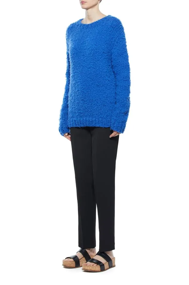 Gabriela Hearst Sweaters and Turtlenecks Women Lawrence Knit Sweater In Cobalt Welfat Cashmere