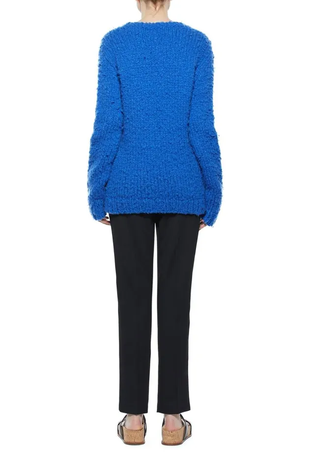 Gabriela Hearst Sweaters and Turtlenecks Women Lawrence Knit Sweater In Cobalt Welfat Cashmere