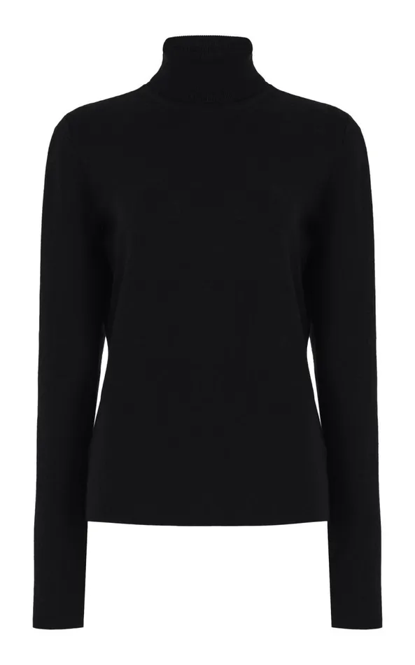 Gabriela Hearst Sweaters and Turtlenecks Women May Knit Turtleneck In Black Merino Wool Cashmere Gabriela Hearst Sweaters and Turtlenecks Women May Knit Turtleneck In Black Merino Wool Cashmere