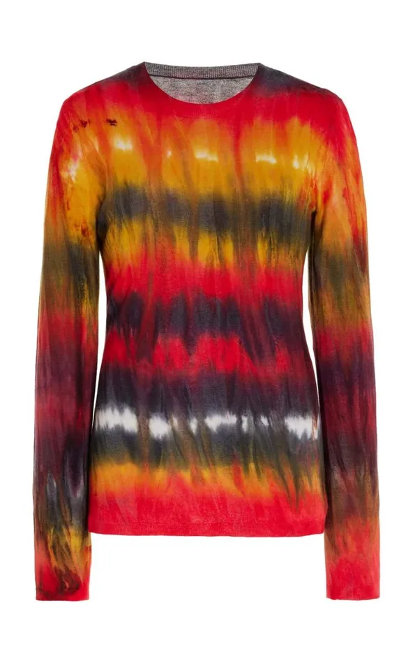 Gabriela Hearst Sweaters and Turtlenecks Women Miller Knit Sweater In Fire Tie Dye Cashmere Gabriela Hearst Sweaters and Turtlenecks Women Miller Knit Sweater In Fire Tie Dye Cashmere