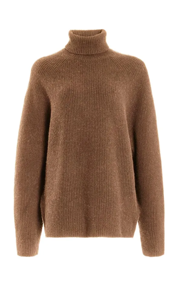 Gabriela Hearst Sweaters and Turtlenecks Women Wigman Knit Turtleneck Sweater In Cognac Cashmere Gabriela Hearst Sweaters and Turtlenecks Women Wigman Knit Turtleneck Sweater In Cognac Cashmere