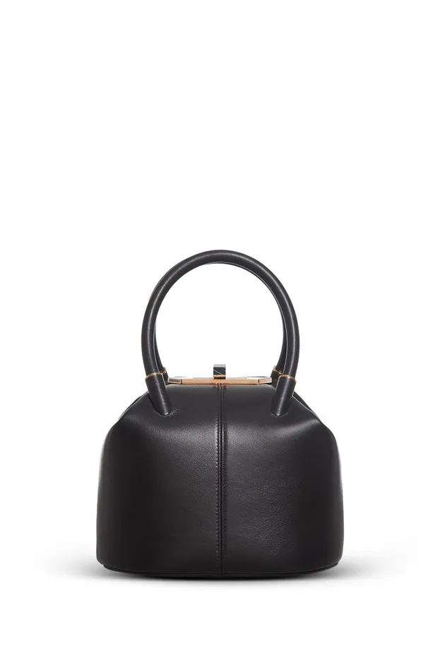 Gabriela Hearst Top Handles WomenMen Baez Bag In Black Nappa Leather