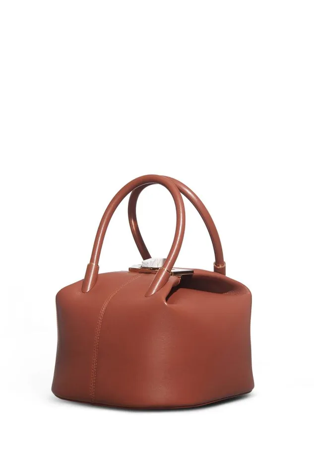 Gabriela Hearst Top Handles WomenMen Baez Bag In Cognac Nappa Leather