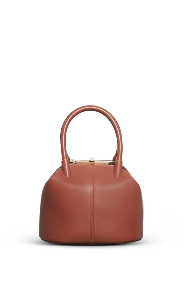 Gabriela Hearst Top Handles WomenMen Baez Bag In Cognac Nappa Leather