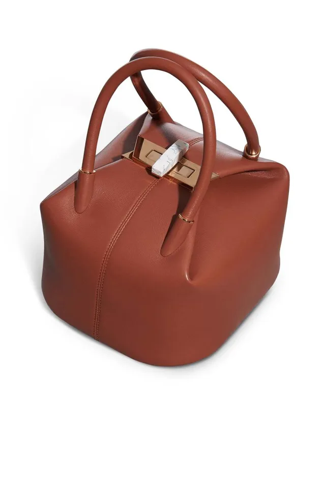 Gabriela Hearst Top Handles WomenMen Baez Bag In Cognac Nappa Leather