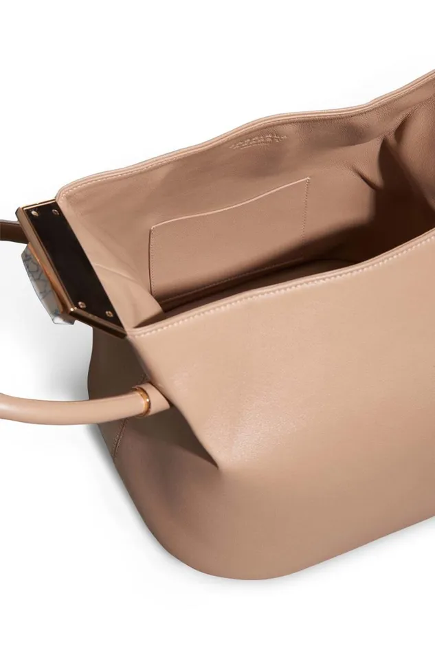 Gabriela Hearst Top Handles WomenMen Baez Bag In Nude Nappa Leather