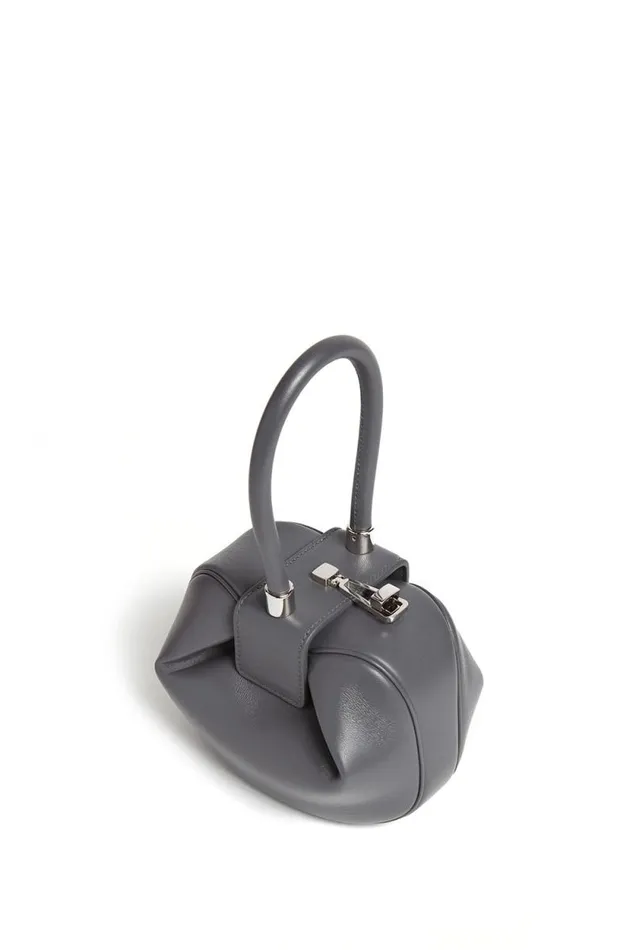 Gabriela Hearst Top Handles WomenMen Demi Bag In Charcoal Nappa Leather