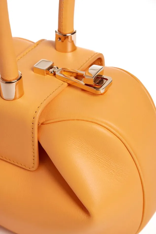Gabriela Hearst Top Handles WomenMen Demi Bag In Fluorescent Orange Nappa Leather