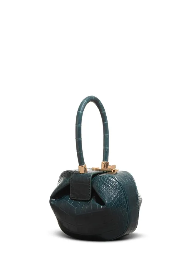 Gabriela Hearst Top Handles WomenMen Demi Bag In Green Crocodile Leather