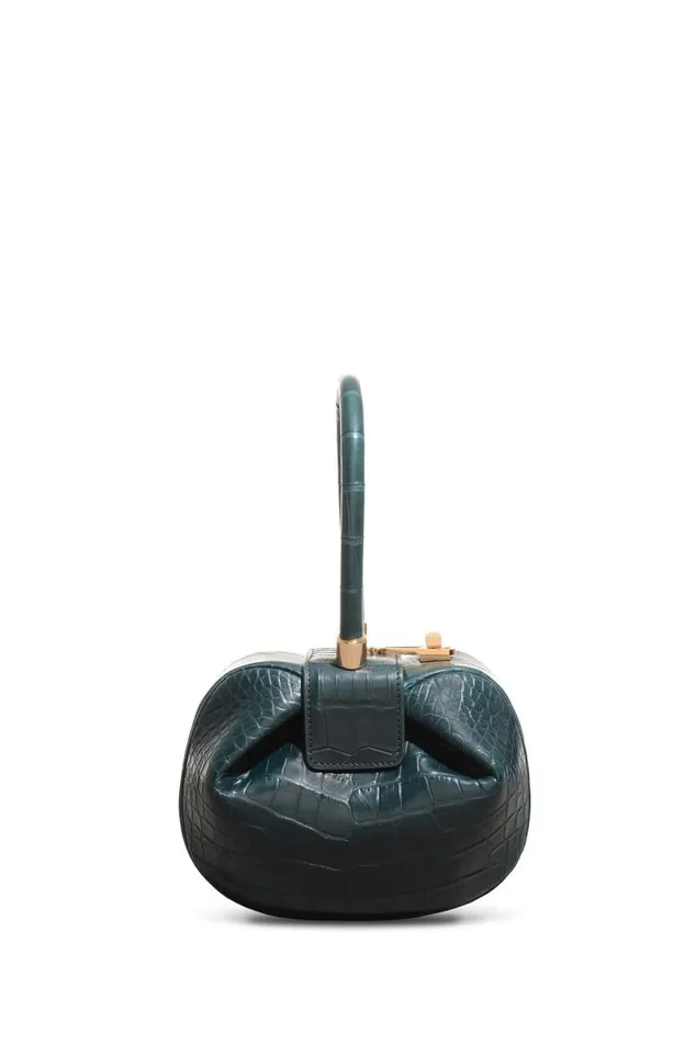 Gabriela Hearst Top Handles WomenMen Demi Bag In Green Crocodile Leather