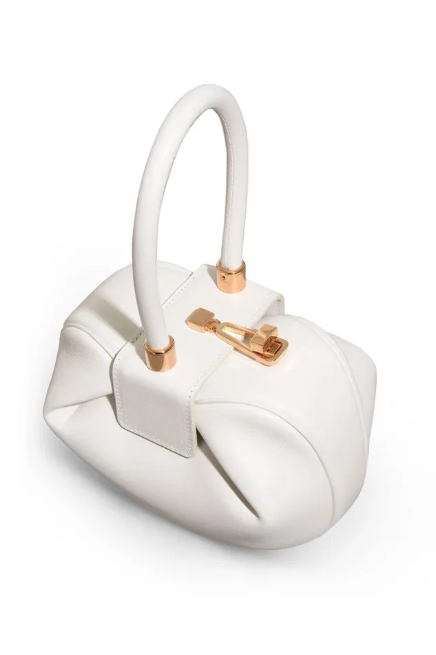 Gabriela Hearst Top Handles WomenMen Demi Bag In Ivory Nappa Leather
