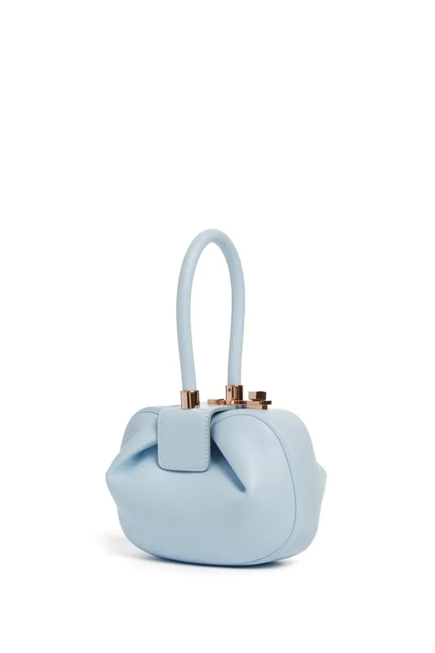 Gabriela Hearst Top Handles WomenMen Demi Bag In Light Blue Nappa Leather