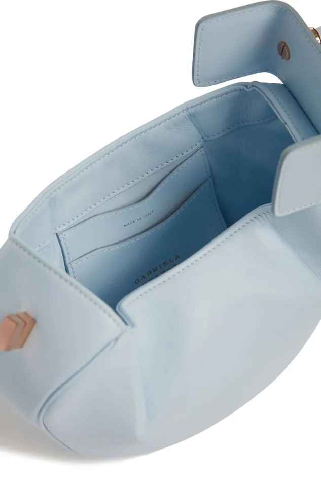 Gabriela Hearst Top Handles WomenMen Demi Bag In Light Blue Nappa Leather