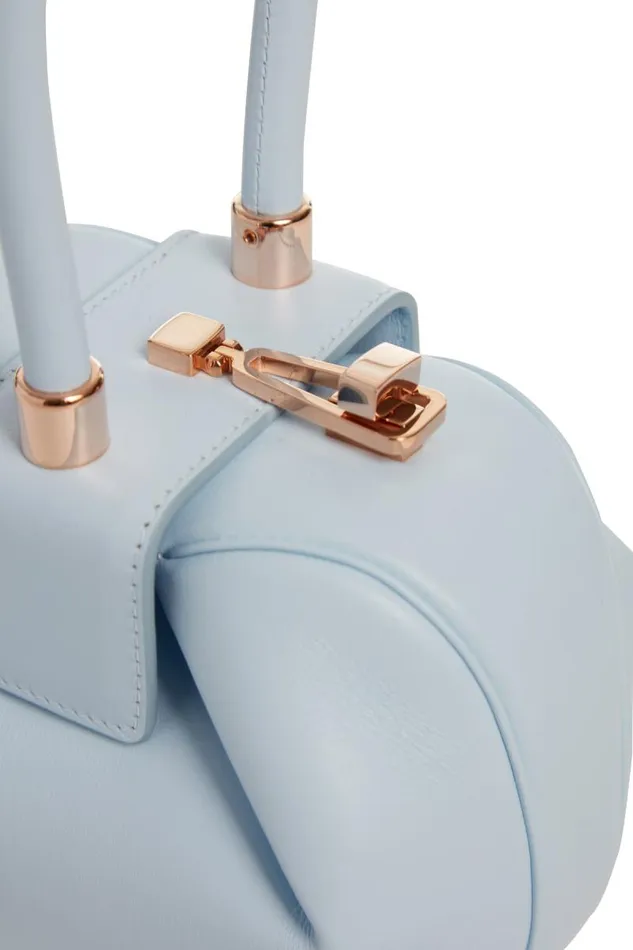 Gabriela Hearst Top Handles WomenMen Demi Bag In Light Blue Nappa Leather