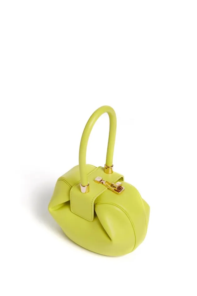 Gabriela Hearst Top Handles WomenMen Demi Bag In Lime Adamite Nappa Leather