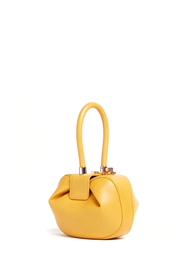 Gabriela Hearst Top Handles WomenMen Demi Bag In Yellow Nappa Leather