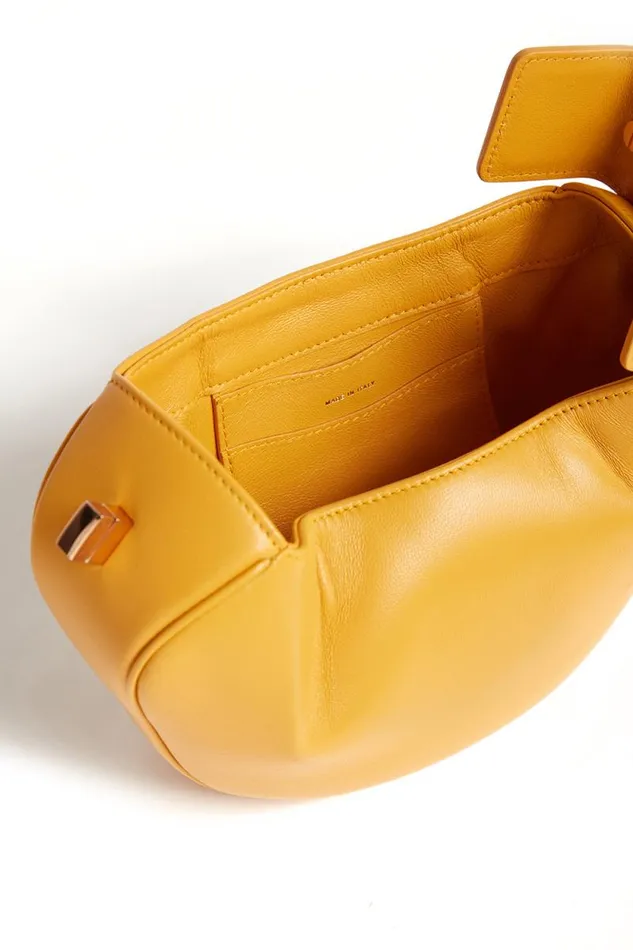 Gabriela Hearst Top Handles WomenMen Demi Bag In Yellow Nappa Leather
