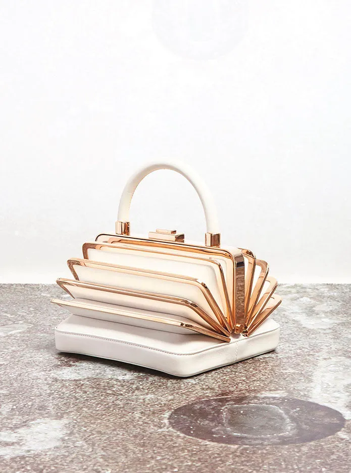 Gabriela Hearst Top Handles WomenMen Diana Midas Bag In Ivory Nappa Leather