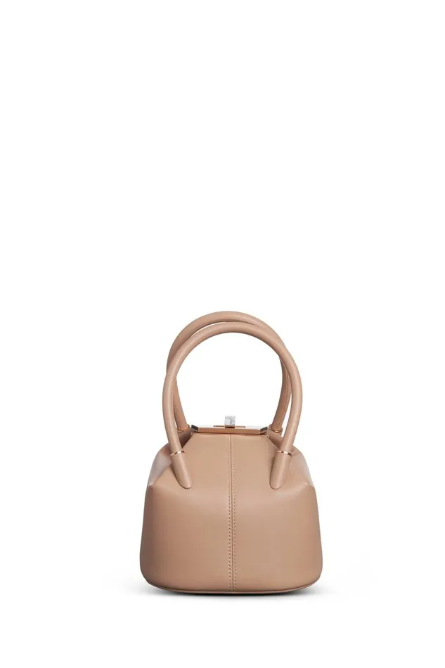 Gabriela Hearst Top Handles WomenMen Mini Baez Bag In Nude Nappa Leather