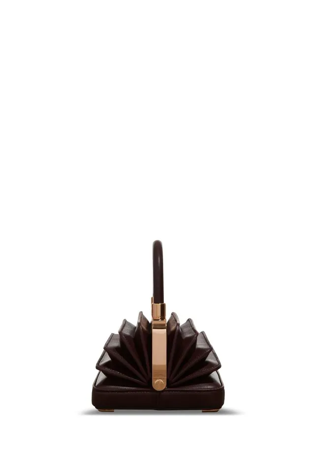 Gabriela Hearst Top Handles WomenMen Mini Diana Bag In Bordeaux Nappa Leather