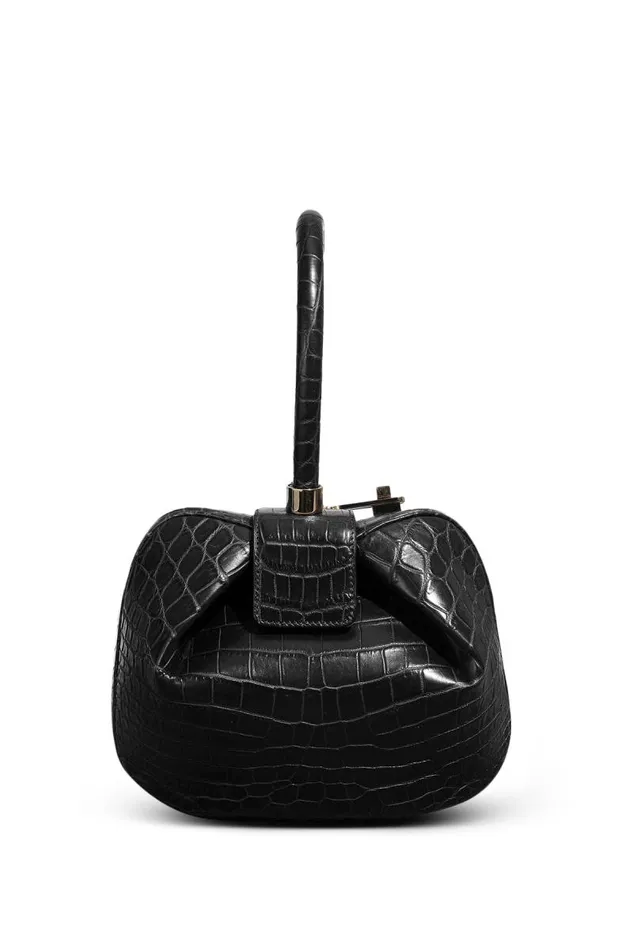 Gabriela Hearst Top Handles WomenMen Nina Bag In Black Crocodile Leather