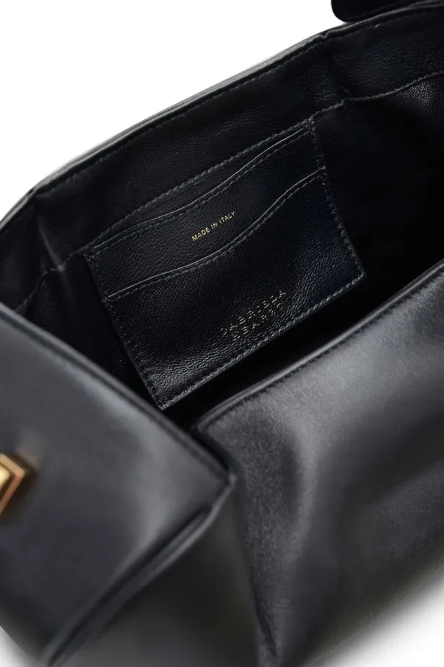Gabriela Hearst Top Handles WomenMen Nina Bag In Black Nappa Leather With Snakeskin Handle