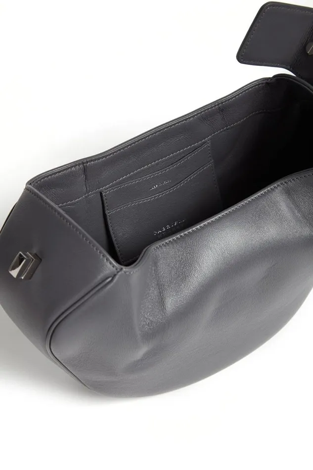 Gabriela Hearst Top Handles WomenMen Nina Bag In Charcoal Nappa Leather